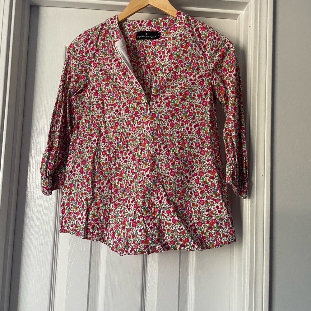 Tuckernuck Pomander Place Floral Blouse